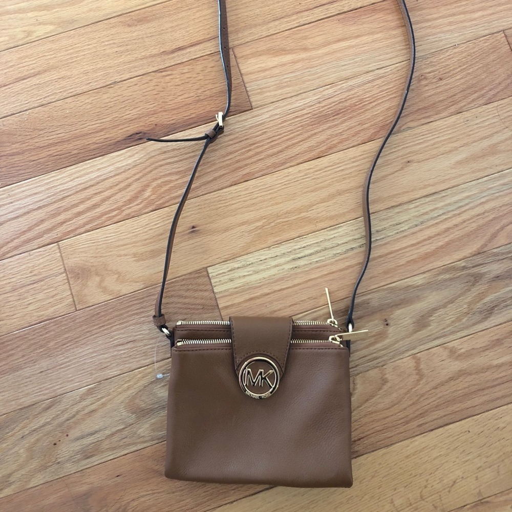 Michael Kors Tan Fulton Crossbody